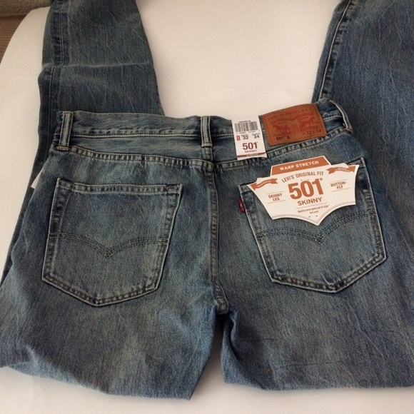 levi's 501 skinny warp stretch